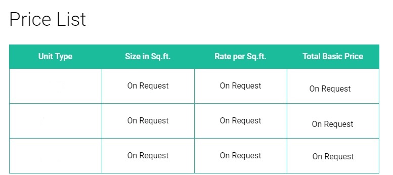 common price list